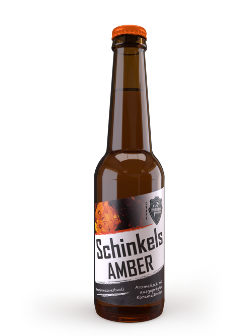 Schinkels-Bierflasche-Amber