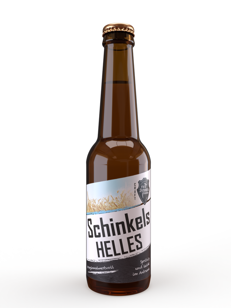 Schinkels-Bierflasche-Helles