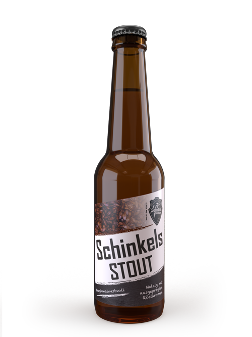 Schinkels-Bierflasche-Stout